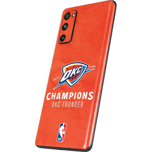 2025 NBA Champions Oklahoma City Thunder Galaxy S20 Fan Edition Skin